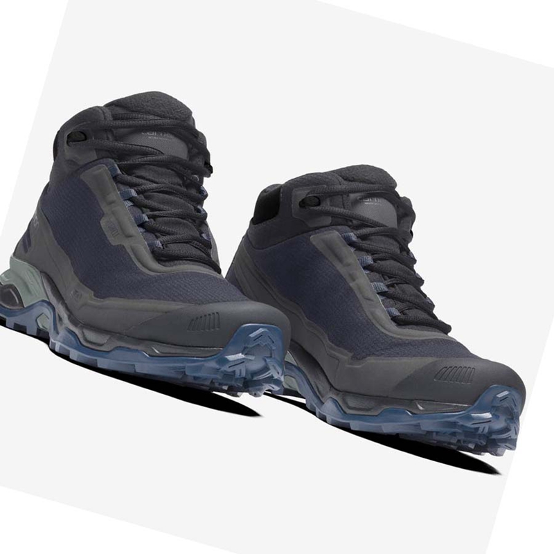 Baskets Salomon SHELTER CSWP FOR CARHARTT WIP Homme Noir Grise | HAYJXLW-98