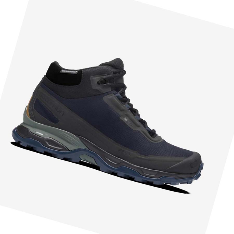 Baskets Salomon SHELTER CSWP FOR CARHARTT WIP Homme Noir Grise | HAYJXLW-98