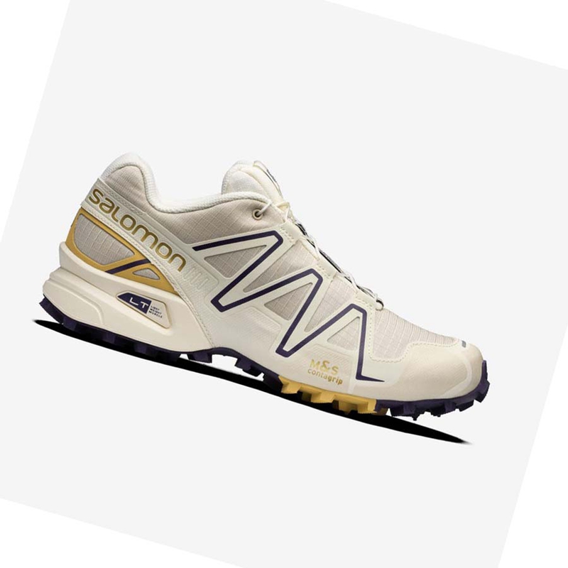 Baskets Salomon SPEEDCROSS 3 Femme Beige | NJLEWQI-06