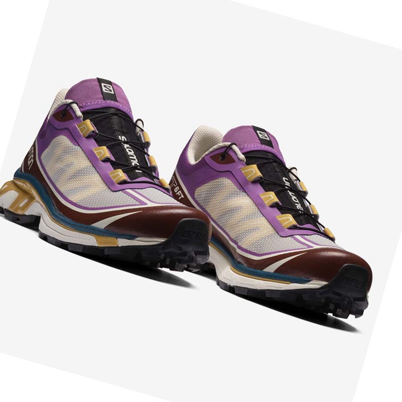 Baskets Salomon XT-6 FT Femme Violette Chocolat | EIMSQJH-92