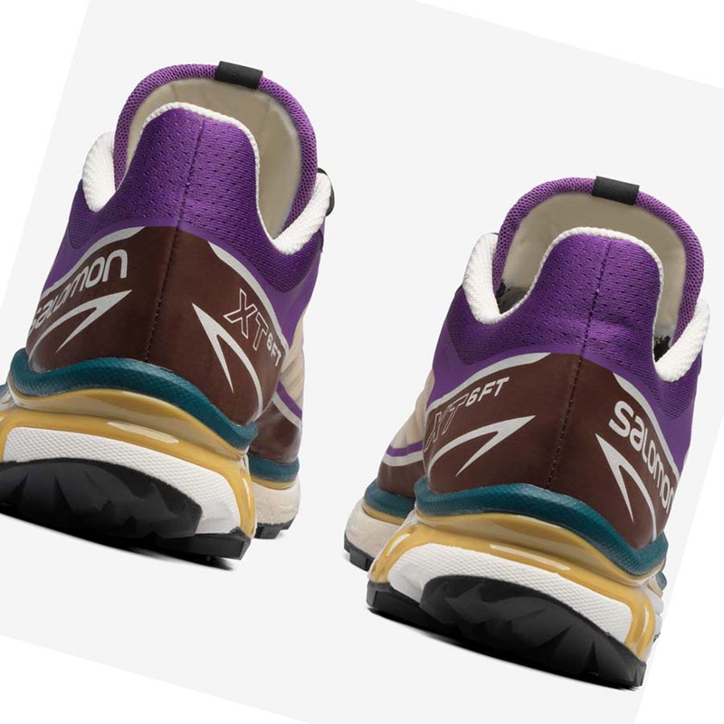 Baskets Salomon XT-6 FT Femme Violette Chocolat | EIMSQJH-92