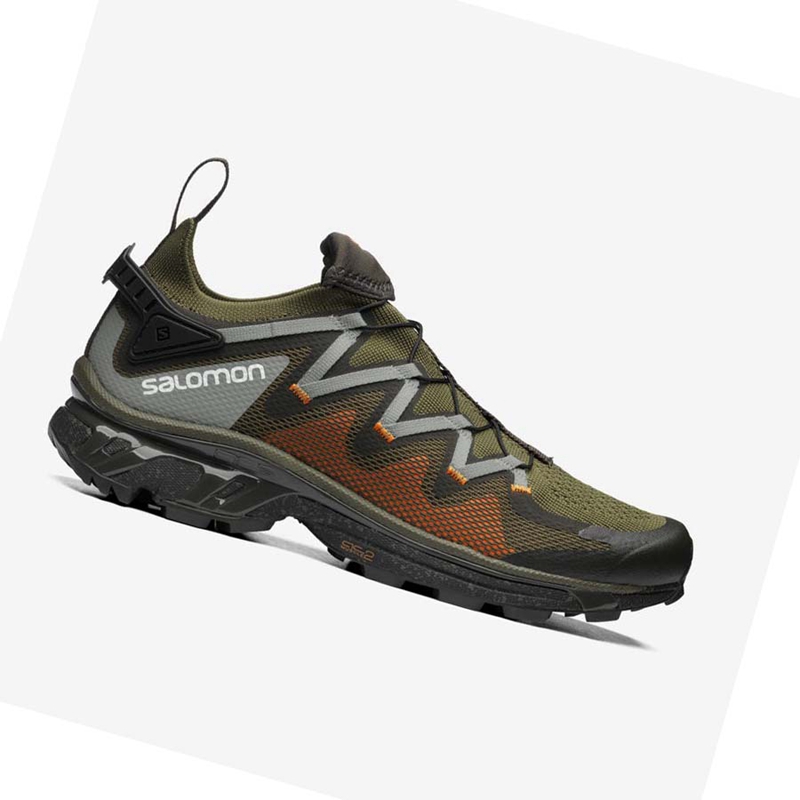 Baskets Salomon XT-RUSH Femme Vert Olive | UKHNOJQ-98