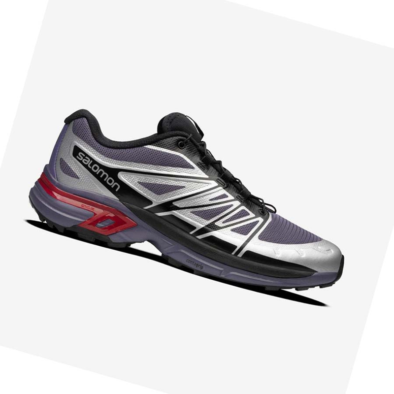 Baskets Salomon XT-WINGS 2 Femme Argent Violette | UXAKEOW-94