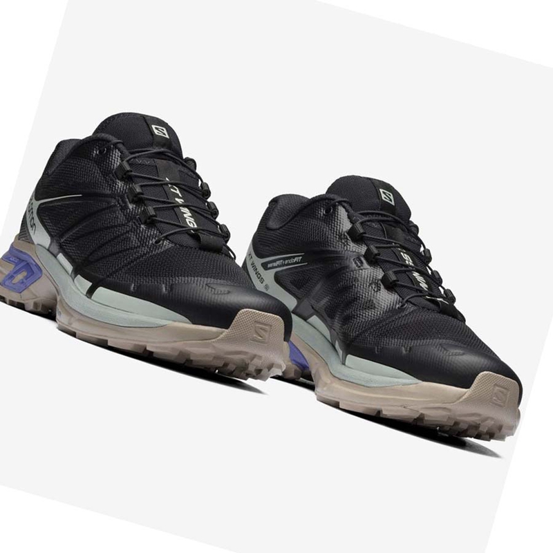 Baskets Salomon XT-WINGS 2 Femme Noir Bleu | WGESIOT-56