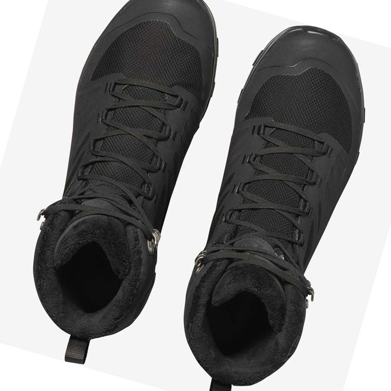 Bottes D'hiver Salomon OUTBLAST THINSULATE™ CLIMASALOMON™ WATERPROOF Homme Noir | ZUNBLXR-84