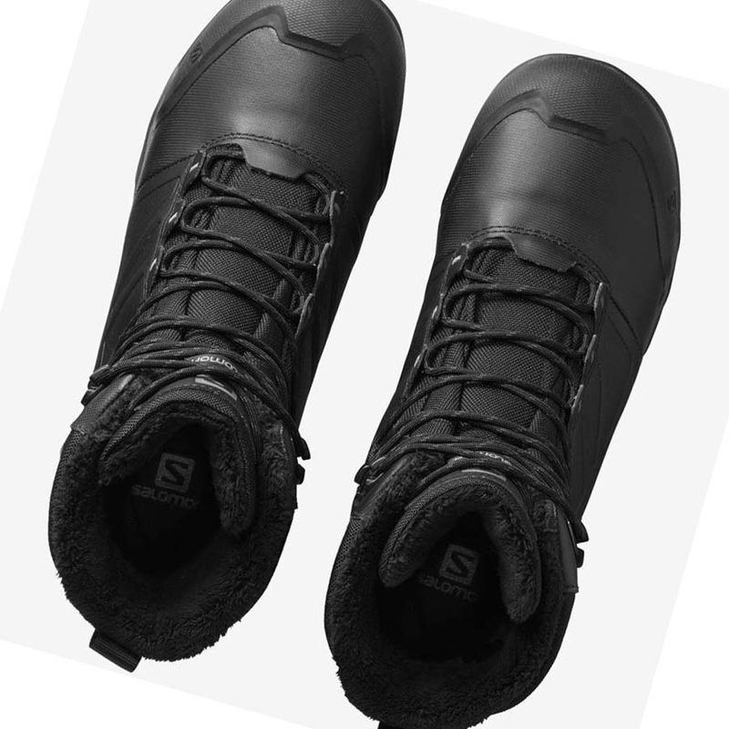 Bottes D'hiver Salomon TOUNDRA PRO CLIMASALOMON™ WATERPROOF Homme Noir | OYQACPG-12