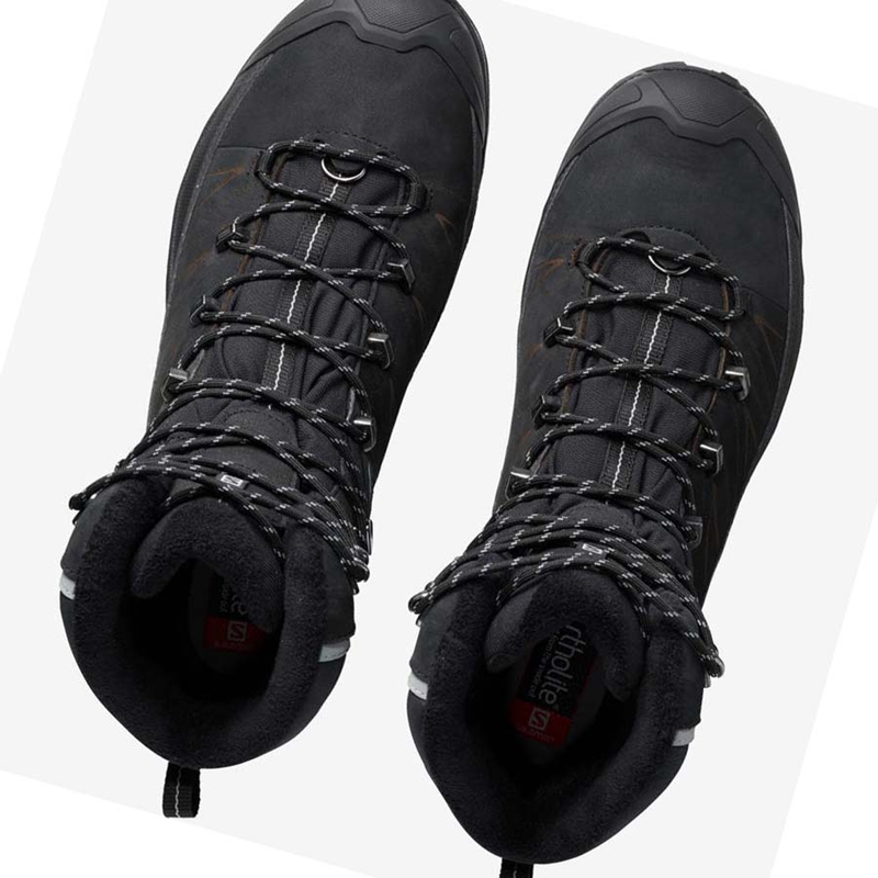 Bottes D'hiver Salomon X ULTRA WINTER CLIMASALOMON™ WATERPROOF 2 Homme Noir | WTFNYAC-12