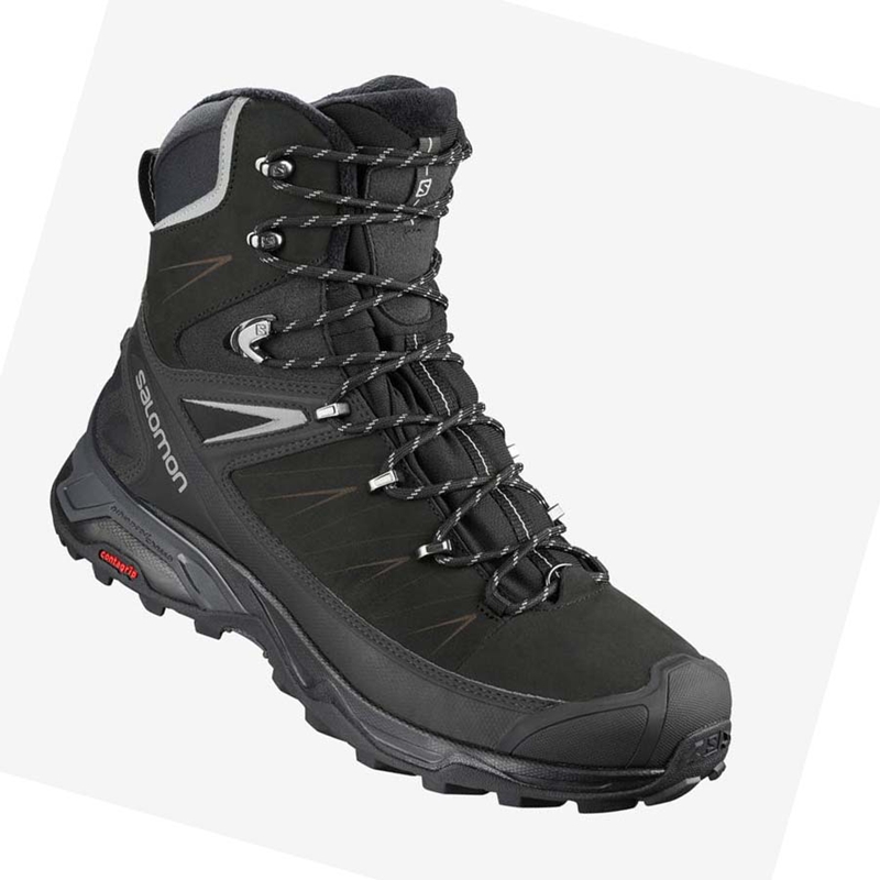 Bottes D\'hiver Salomon X ULTRA WINTER CLIMASALOMON™ WATERPROOF 2 Homme Noir | WTFNYAC-12