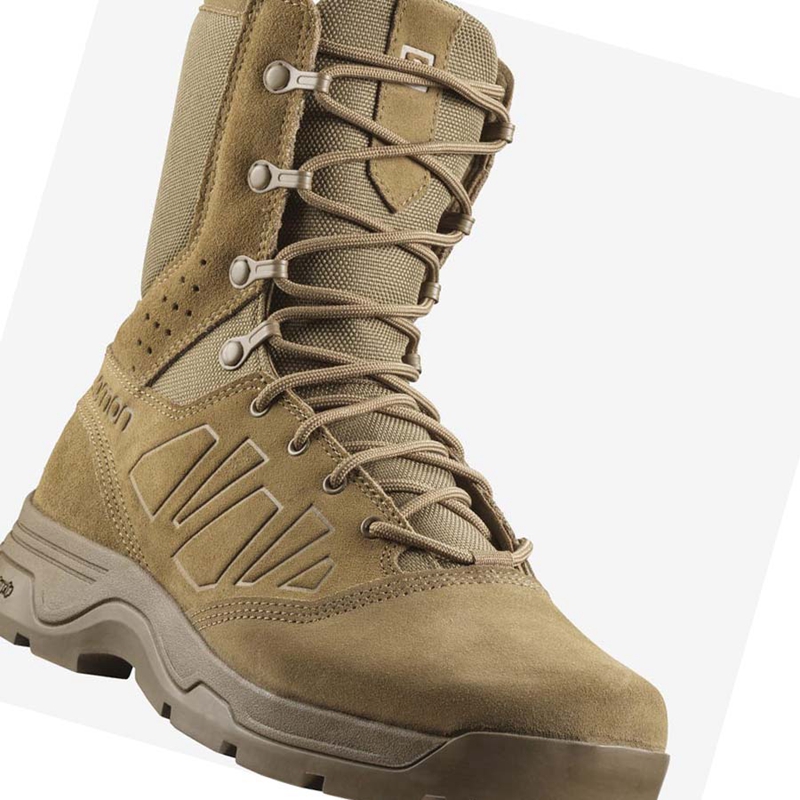 Bottes Salomon GUARDIAN FORCES Femme Marron | XSPHUNC-51