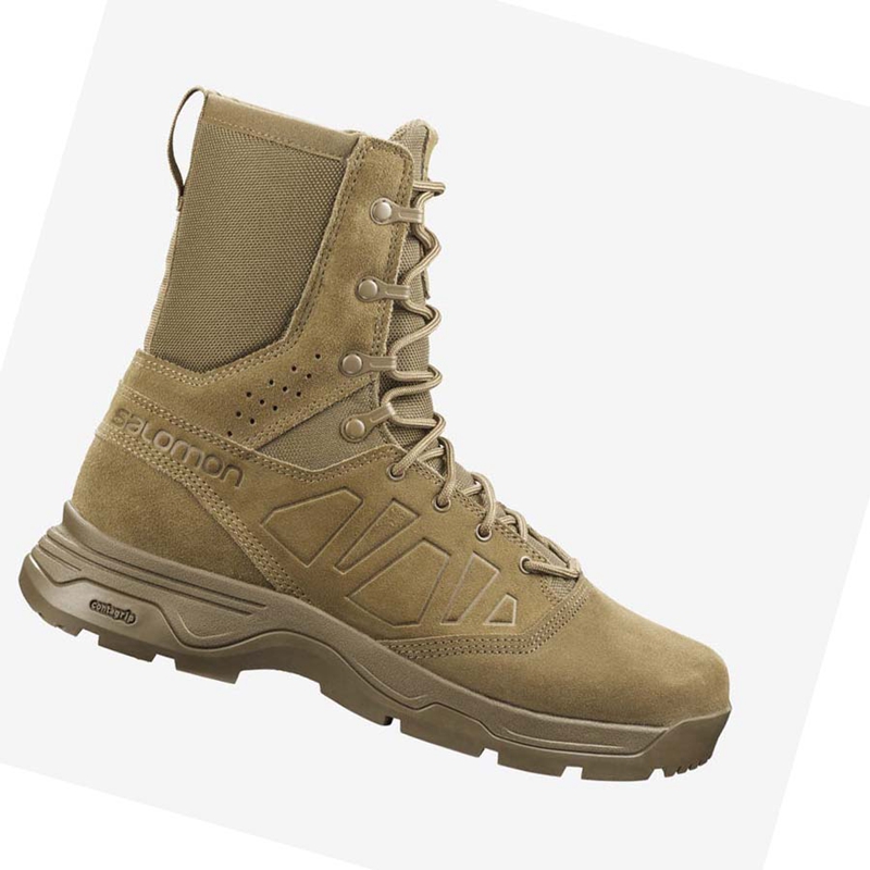 Bottes Salomon GUARDIAN FORCES Femme Marron | XSPHUNC-51