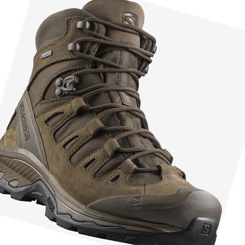 Bottes Salomon QUEST 4D GORE-TEX FORCES 2 EN Femme Marron | SZMEOYV-34