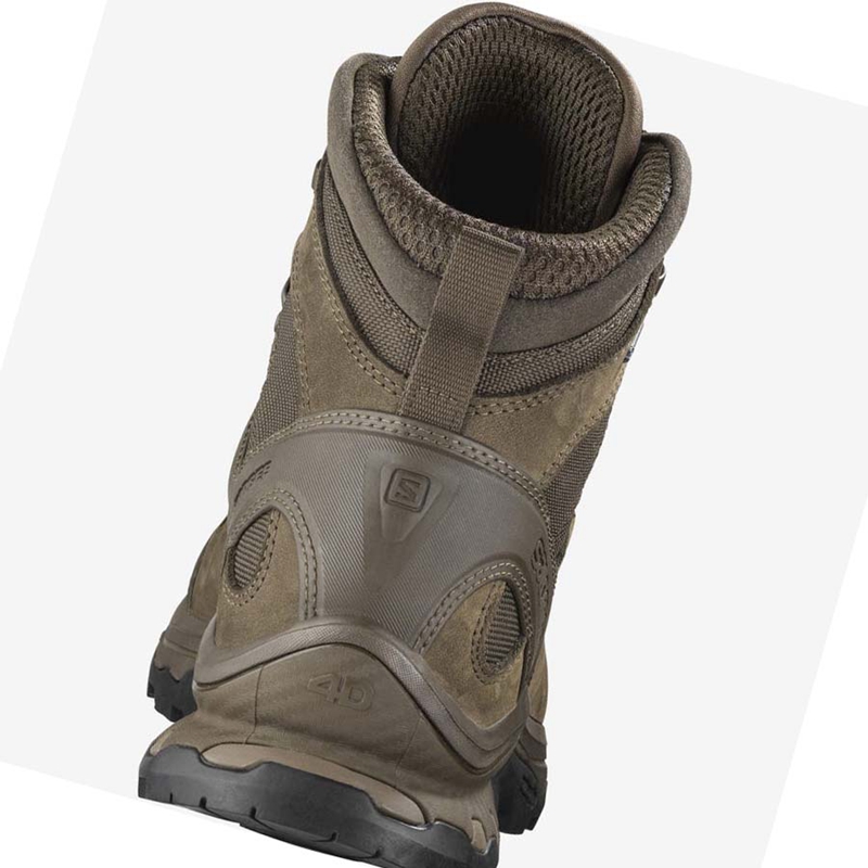 Bottes Salomon QUEST 4D GORE-TEX FORCES 2 EN Femme Marron | SZMEOYV-34