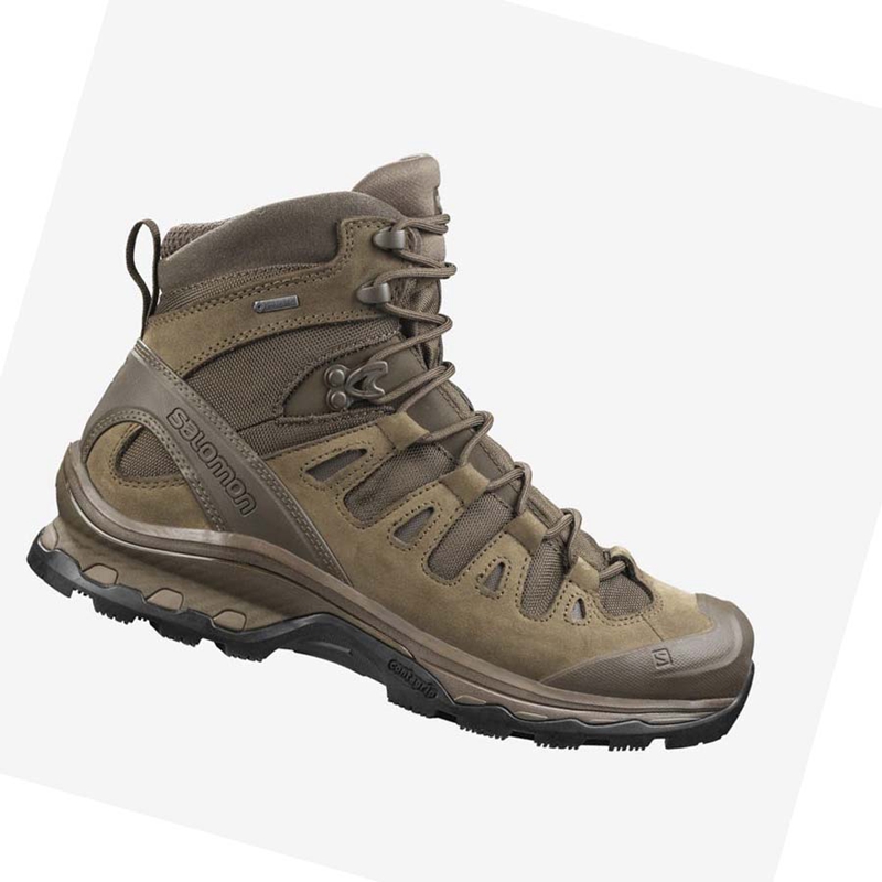 Bottes Salomon QUEST 4D GORE-TEX FORCES 2 EN Femme Marron | SZMEOYV-34