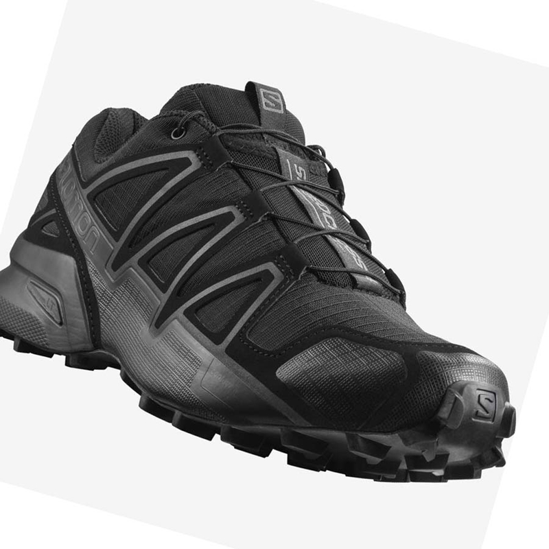 Bottes Salomon SPEEDCROSS 4 WIDE FORCES Femme Noir | FYHZQET-25