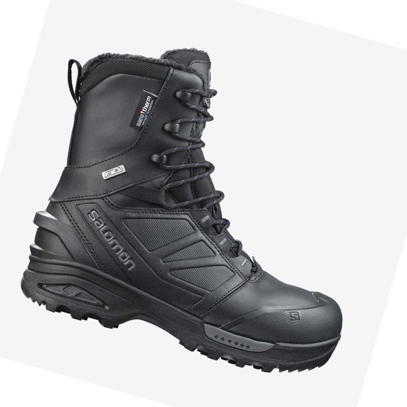 Bottes Salomon TOUNDRA FORCES CLIMASALOMON™ WATERPROOF Femme Noir | QKOEBTH-17