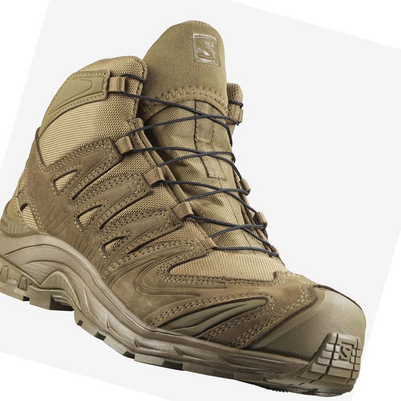 Bottes Salomon XA FORCES MID Femme Marron | MQCIVGU-86