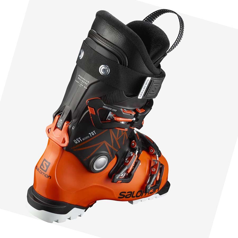 Bottes Ski Salomon QST ACCESS 70 T Enfant Orange Noir | UXLQIRJ-78