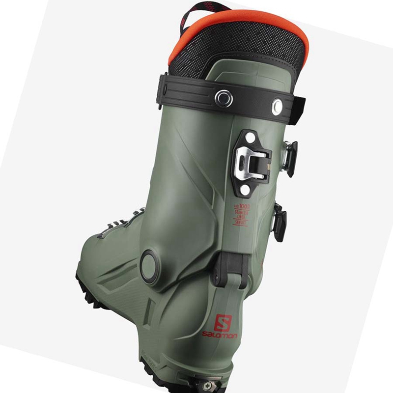 Bottes Ski Salomon SHIFT PRO 80T AT Enfant Vert Olive | GHUYSAR-59