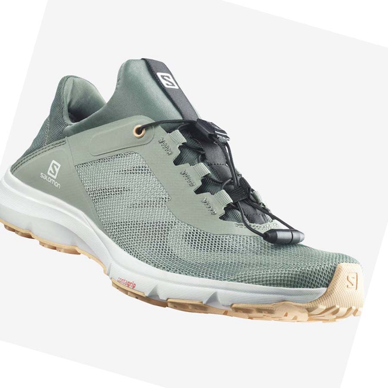 Chaussures D'eau Salomon AMPHIB BOLD 2 Femme Vert Olive | EWLUDQX-06