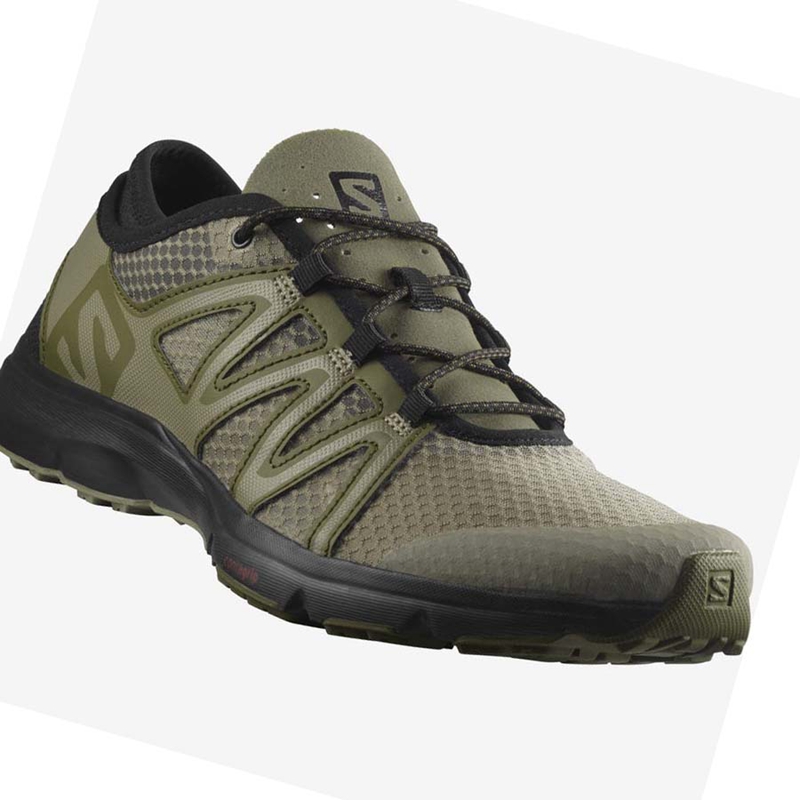 Chaussures D'eau Salomon CROSSAMPHIBIAN SWIFT 2 Homme Vert Olive | CZEXAIK-48