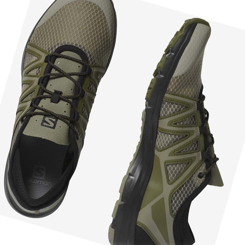 Chaussures D'eau Salomon CROSSAMPHIBIAN SWIFT 2 Homme Vert Olive | CZEXAIK-48