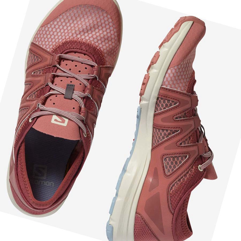 Chaussures D'eau Salomon CROSSAMPHIBIAN SWIFT 2 Femme Rouge | PMRYLVE-53