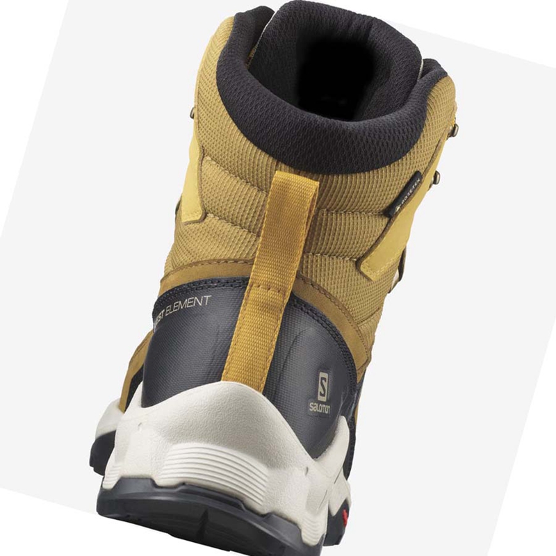 Chaussures Randonnée Salomon QUEST ELEMENT GORE-TEX Homme Jaune | WIRLAXB-90