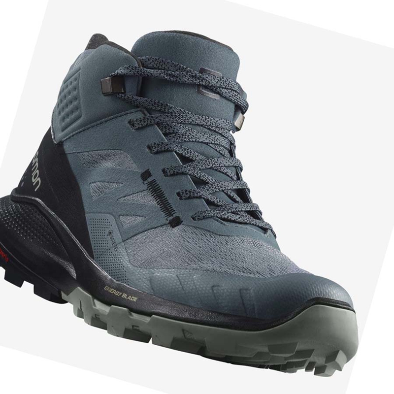 Chaussures Randonnée Salomon WoOUTPULSE MID GORE-TEX Femme Argent | AVMFBCN-72