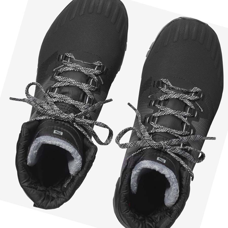 Chaussures Randonnée Salomon WoVAYA BLAZE THINSULATE™ CLIMASALOMON™ WATERPROOF Femme Noir | PFUXBVY-98