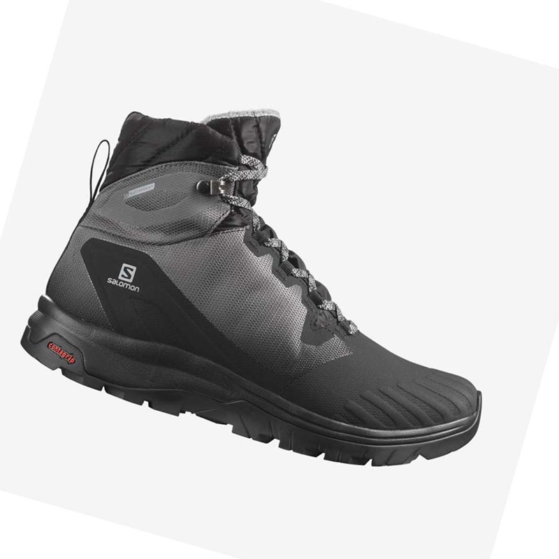 Chaussures Randonnée Salomon WoVAYA BLAZE THINSULATE™ CLIMASALOMON™ WATERPROOF Femme Noir | PFUXBVY-98