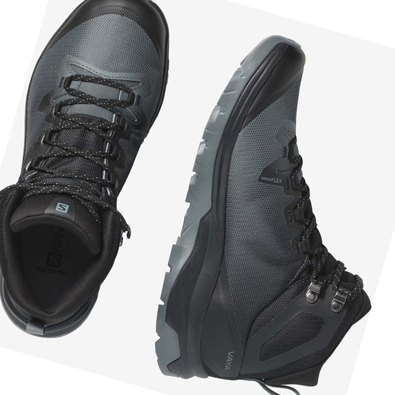 Chaussures Randonnée Salomon WoVAYA MID GORE-TEX Femme Noir | YGUFBVC-92