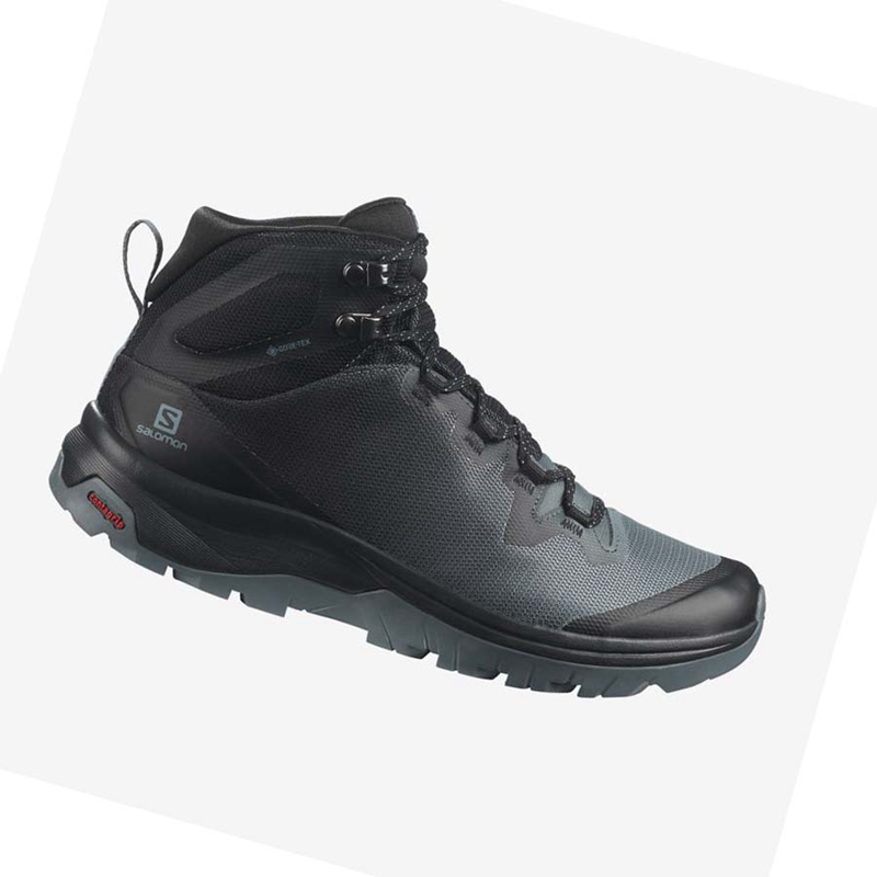 Chaussures Randonnée Salomon WoVAYA MID GORE-TEX Femme Noir | YGUFBVC-92