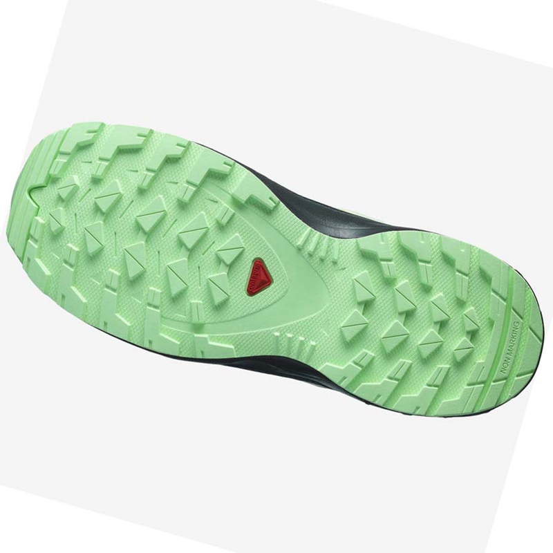 Chaussures Randonnée Salomon XA PRO V8 CLIMASALOMON™ WATERPROOF Enfant Vert | BCKWFZQ-91