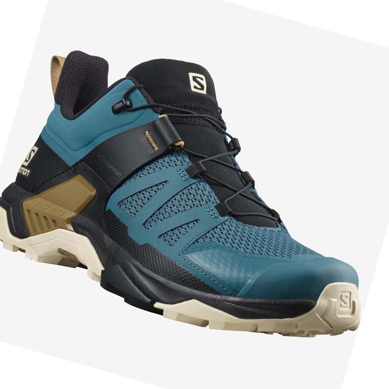 Chaussures Randonnée Salomon X ULTRA 4 Homme Aqua | QYWNAHP-41