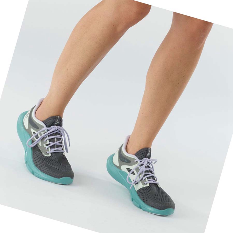 Chaussures Running Salomon PREDICT MOD Femme Vert | DQZYFNV-74