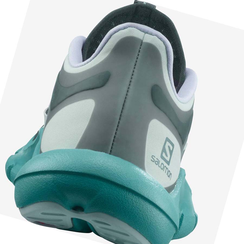 Chaussures Running Salomon PREDICT MOD Femme Vert | DQZYFNV-74