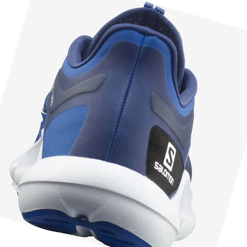 Chaussures Running Salomon PREDICT MOD Homme Bleu Blanche | RVBPYSK-30