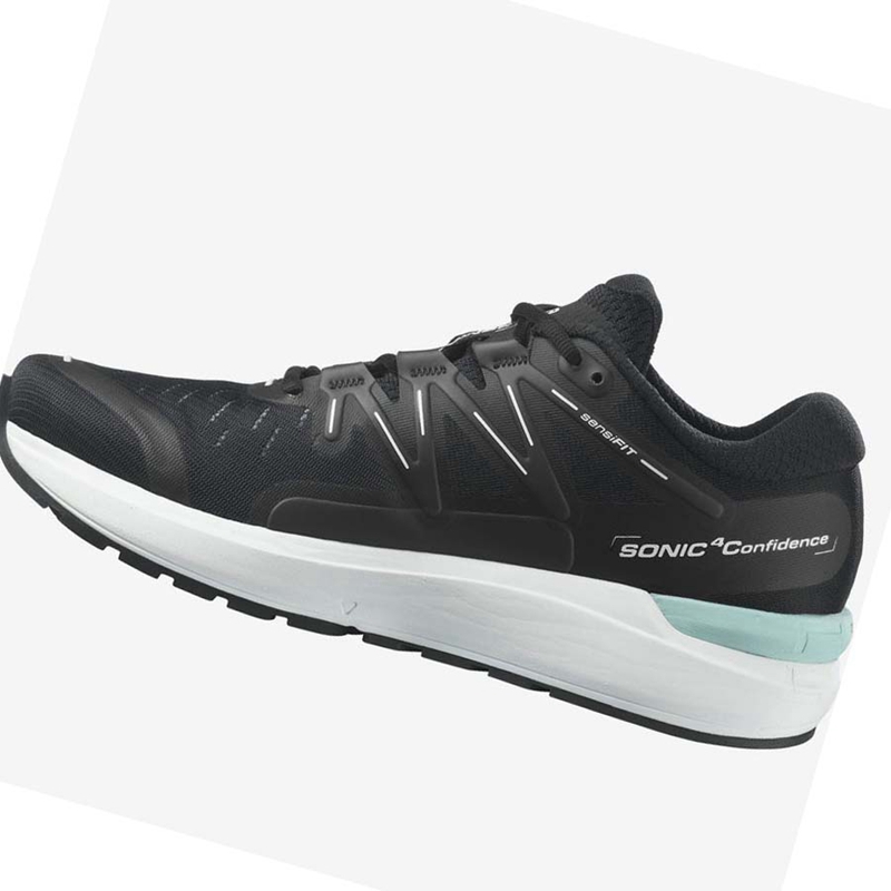 Chaussures Running Salomon SONIC 4 Confidence Homme Noir Blanche | EHJPGSW-27