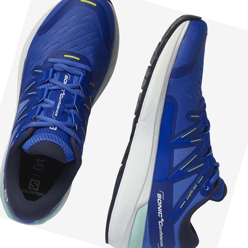 Chaussures Running Salomon SONIC 4 Confidence Homme Bleu | OSJYWVR-05