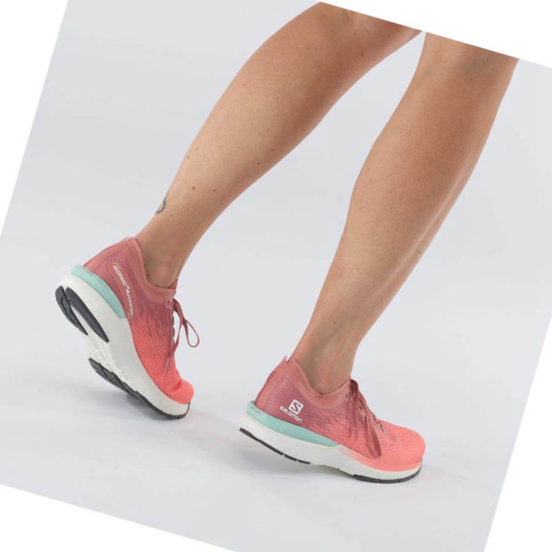 Chaussures Running Salomon SONIC 4 Femme Rose | IJESNVU-05