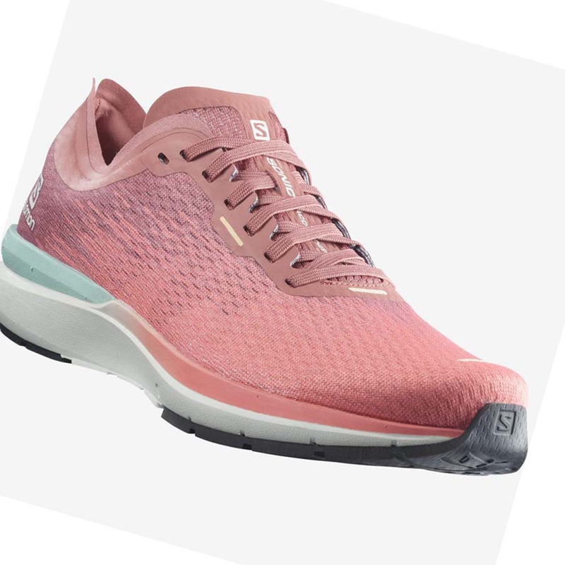 Chaussures Running Salomon SONIC 4 Femme Rose | IJESNVU-05