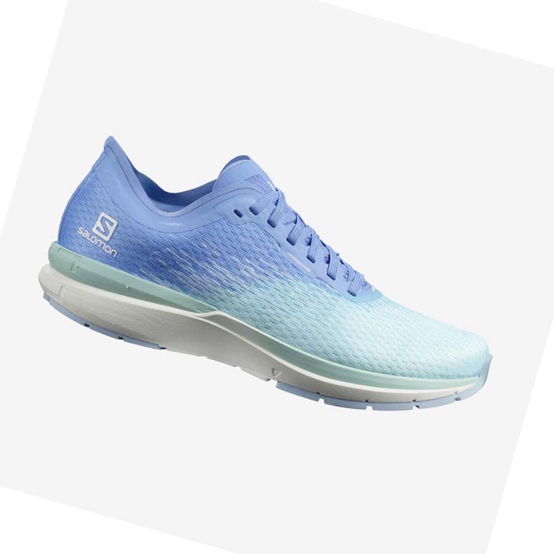 Chaussures Running Salomon SONIC 4 Femme Bleu | UOGYZPK-63