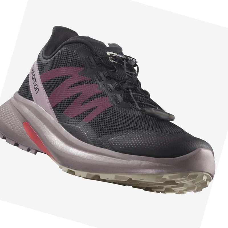 Chaussures Trail Running Salomon HYPULSE Trail Femme Noir | OUFHXME-12