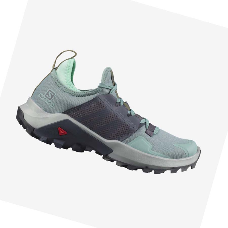 Chaussures Trail Running Salomon MADCROSS Femme Turquoise | CZPGAXH-14