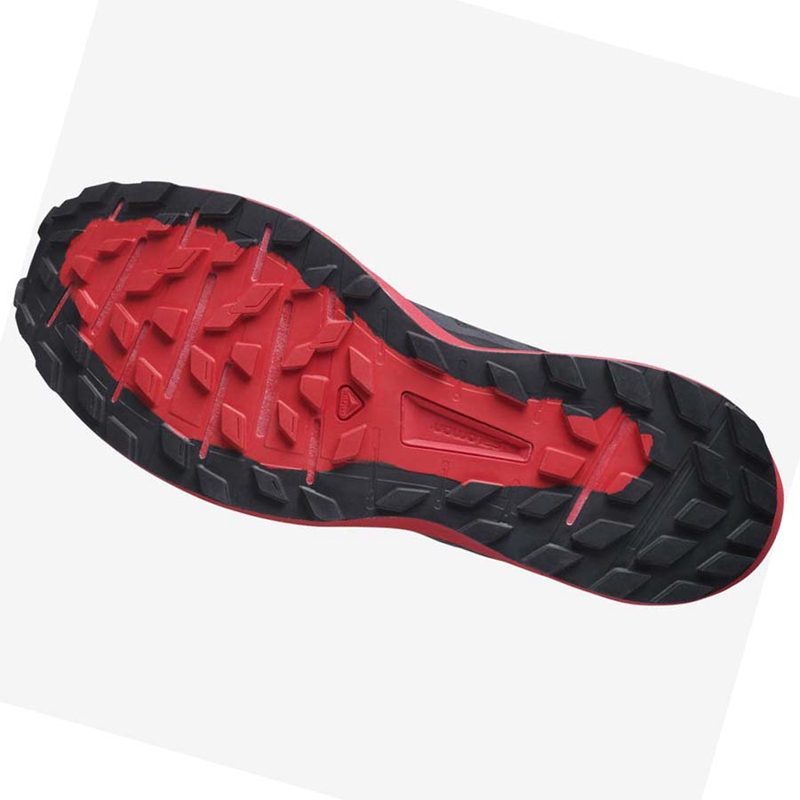 Chaussures Trail Running Salomon SENSE RIDE 4 Homme Noir Rouge | NGFYMJQ-13