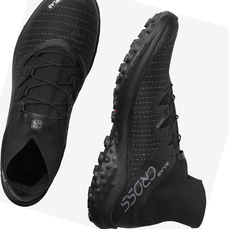 Chaussures Trail Running Salomon S/LAB CROSS Homme Noir | JUMPTXS-03