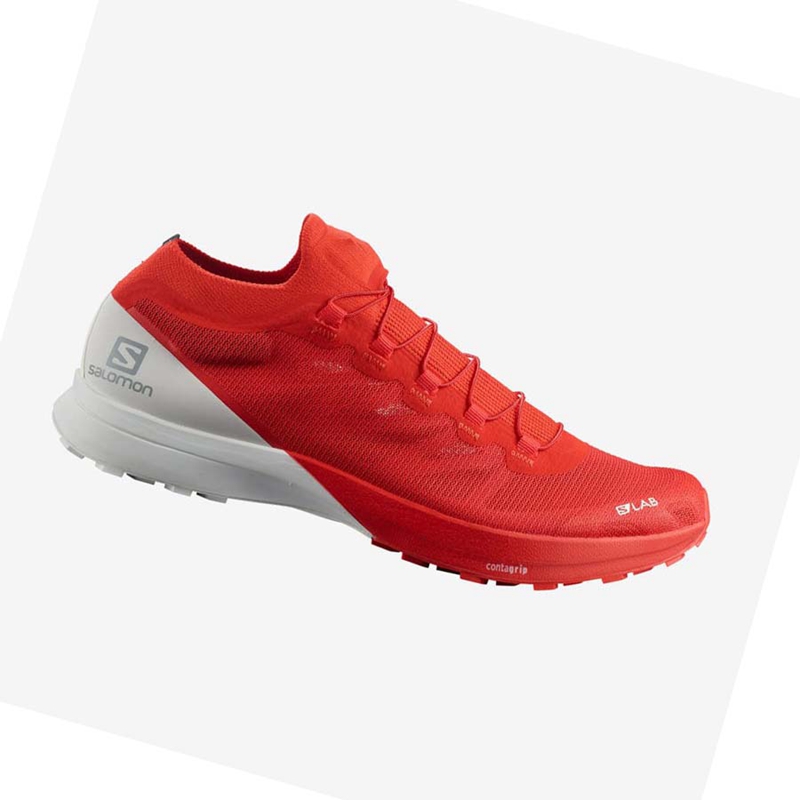 Chaussures Trail Running Salomon S/LAB SENSE 8 Homme Rouge | EZWPLNK-35