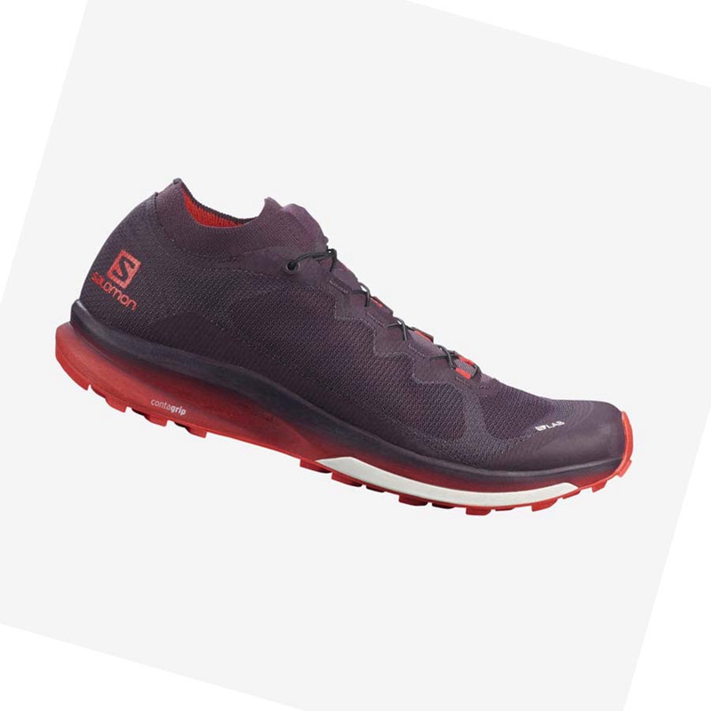 Chaussures Trail Running Salomon S/LAB ULTRA 3 Femme Violette | CZIHYMX-49