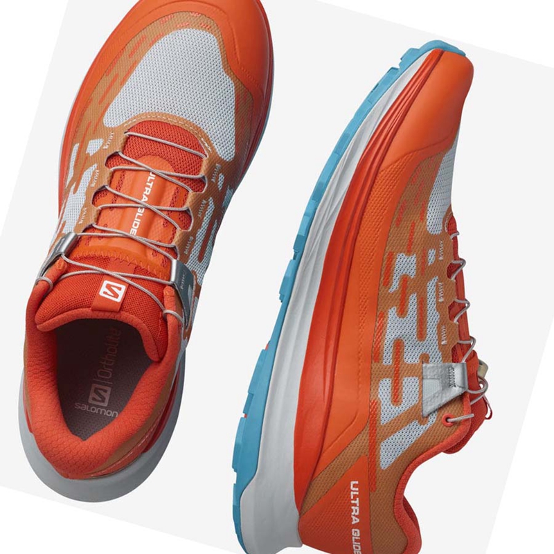 Chaussures Trail Running Salomon ULTRA GLIDE Homme Orange | CUOQVXT-87