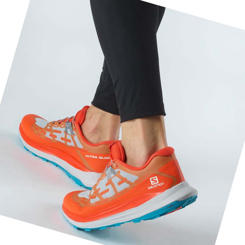 Chaussures Trail Running Salomon ULTRA GLIDE Homme Orange | CUOQVXT-87